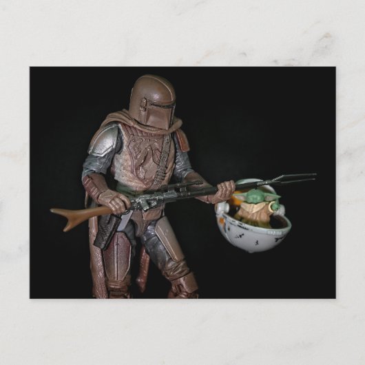 Speelgoed Fotografie Sci Fi ontwerp Feestdagenkaart (Voorkant)