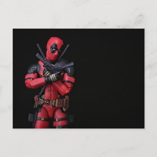 Speelgoed Fotografie Sci Fi ontwerp Feestdagenkaart (Voorkant)