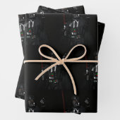 Speelgoed Fotografie Sci Fi ontwerp Inpakpapier Vel (In situ)