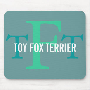 Speelgoed Fox Terrier Breed Monogram Muismat