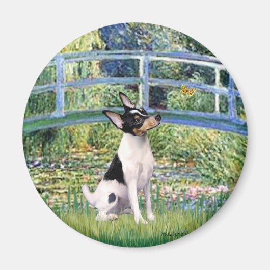 Speelgoed Fox Terrier - Bridge Magneet (Voorkant)