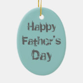 Speelgoed Fox Terrier Dad Ceramic Ornament (Achterkant)