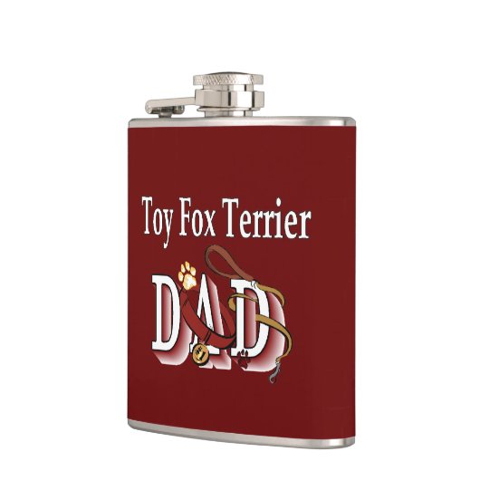 Speelgoed Fox Terrier Dad Gifts Heupfles (Links)