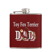 Speelgoed Fox Terrier Dad Gifts Heupfles (Voorkant)