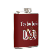 Speelgoed Fox Terrier Dad Gifts Heupfles (Rechts)