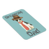 Speelgoed Fox Terrier Dad Magneet (Rechterzijde)