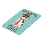 Speelgoed Fox Terrier Dad Magneet (Linkerzijde)