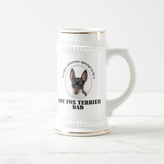 Speelgoed Fox Terrier Dad Stein Bierpul (Rechts)