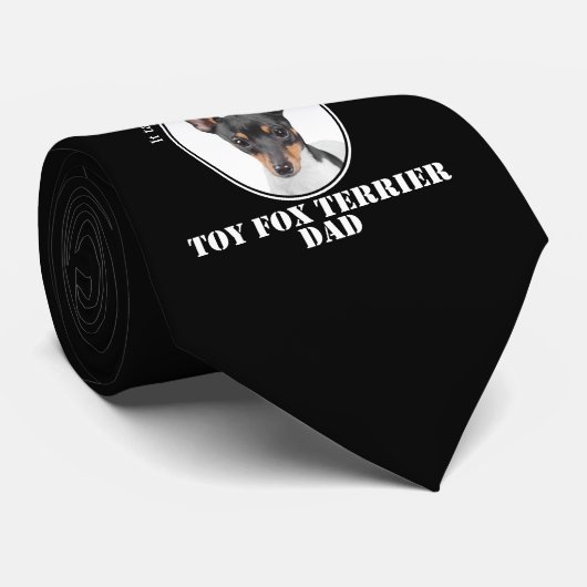 Speelgoed Fox Terrier Dad Stropdas (Opgerold)