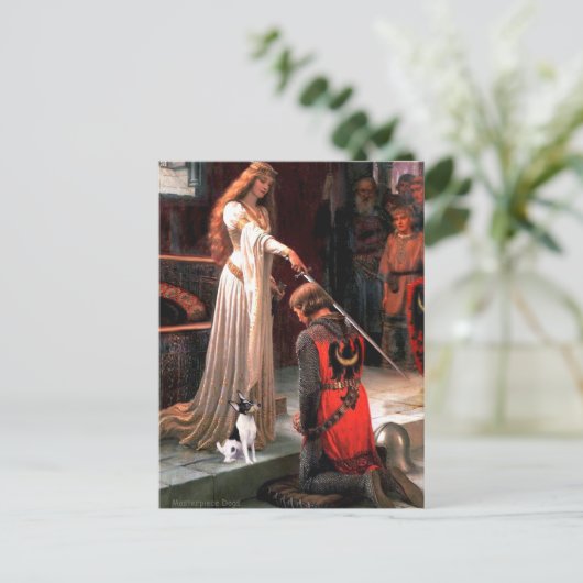 Speelgoed Fox Terrier - De colade Briefkaart (Staand voorkant)