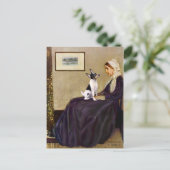 Speelgoed Fox Terrier, de moeder van Whistler Briefkaart (Staand voorkant)