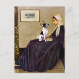 Speelgoed Fox Terrier, de moeder van Whistler Briefkaart