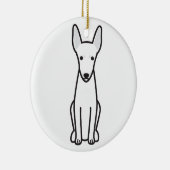 Speelgoed Fox Terrier Dog Cartoon Keramisch Ornament (Rechts)