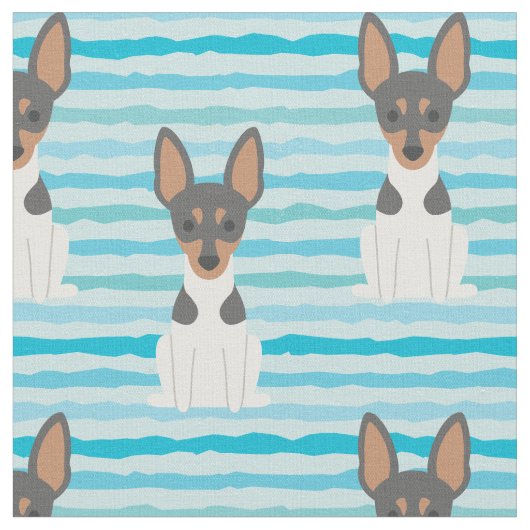 Speelgoed Fox Terrier Fabric van Yard Stof (Close Up)