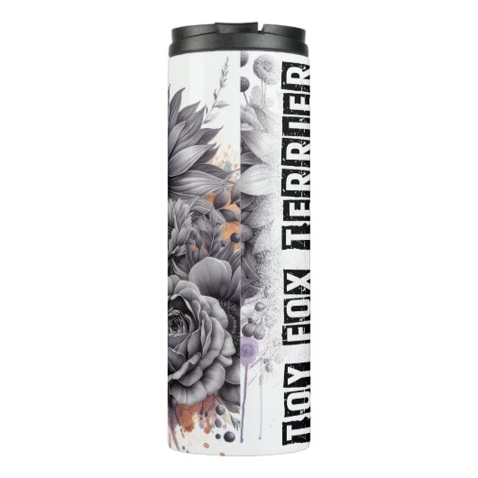 Speelgoed Fox Terrier Floral Fun Thermosbeker (Achterkant)