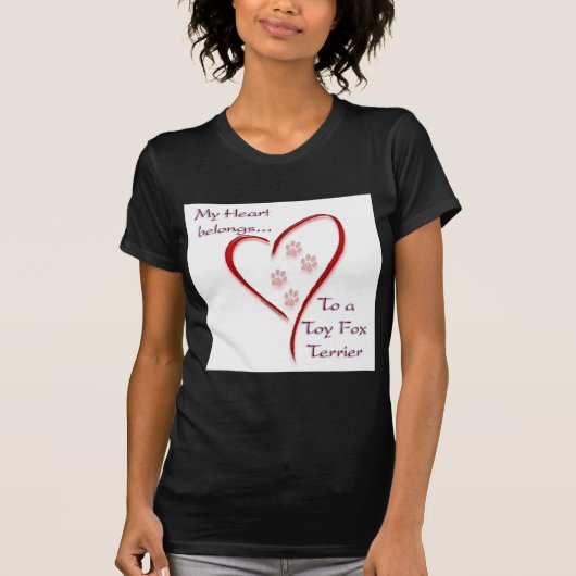Speelgoed Fox Terriër Hart behoort T-shirt (Voorkant)