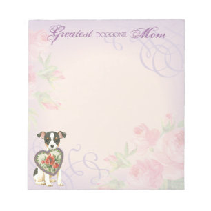 Speelgoed Fox Terrier Heart Mam Notitieblok