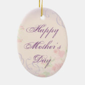 Speelgoed Fox Terrier Heart mama Keramisch Ornament (Achterkant)
