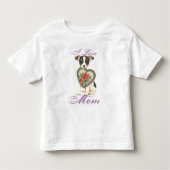 Speelgoed Fox Terrier Heart mama Kinder Shirts (Voorkant)