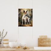 Speelgoed Fox Terrier Hondenkunst Print Poster (Keuken)