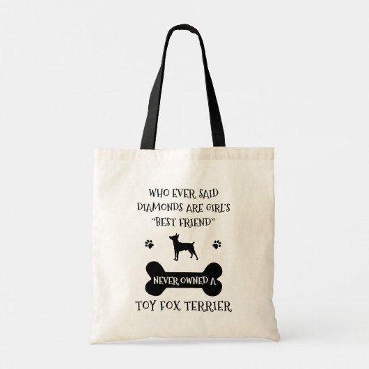 Speelgoed Fox Terrier Hondenras Best Friend Tote Bag (Achterkant)