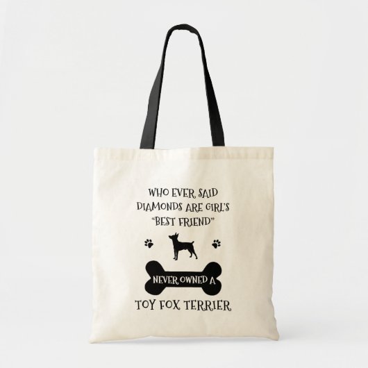 Speelgoed Fox Terrier Hondenras Best Friend Tote Bag (Voorkant)