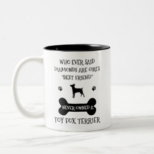 Speelgoed Fox Terrier Hondenras Best Friend Tweekleurige Koffiemok