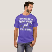 Speelgoed Fox Terrier Hondentraining Grappige hond T-shirt (Voorkant volledig)