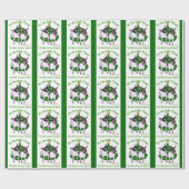 Speelgoed Fox Terrier Kerstmis Cadeaupapier (Vlak)