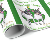 Speelgoed Fox Terrier Kerstmis Cadeaupapier (Rol Hoek)