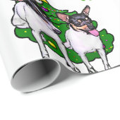 Speelgoed Fox Terrier Kerstmis Cadeaupapier (Rol Hoek)