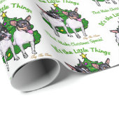 Speelgoed Fox Terrier Kerstmis Cadeaupapier (Rol Hoek)