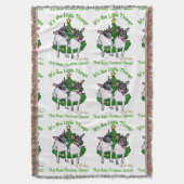 Speelgoed Fox Terrier Kerstmis Deken (Voorkant Verticaal)