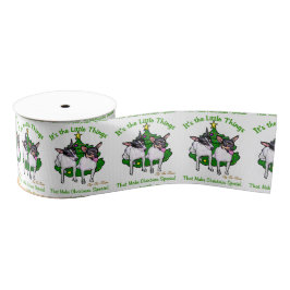 Speelgoed Fox Terrier Kerstmis Grosgrain Lint