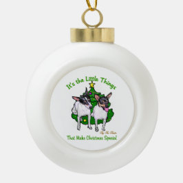 Speelgoed Fox Terrier Kerstmis Keramische Bal Ornament