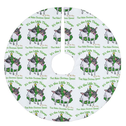 Speelgoed Fox Terrier Kerstmis Kerstboom Rok (Voorkant)