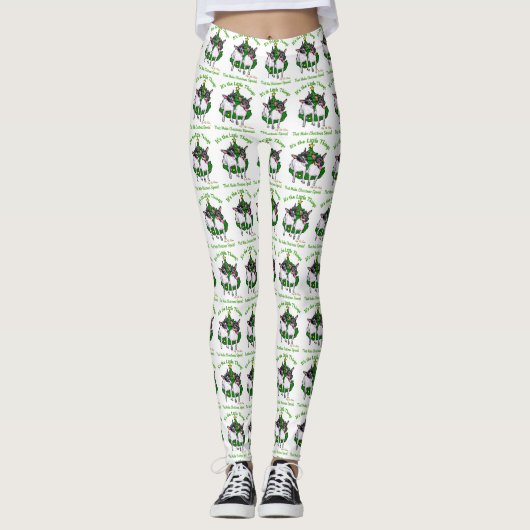 Speelgoed Fox Terrier Kerstmis Leggings (Voorkant)