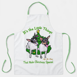 Speelgoed Fox Terrier Kerstmis Schort