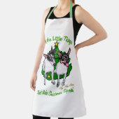 Speelgoed Fox Terrier Kerstmis Schort (Insitu)