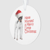 Speelgoed Fox Terrier-kerstversiering Ornament (voorkant)