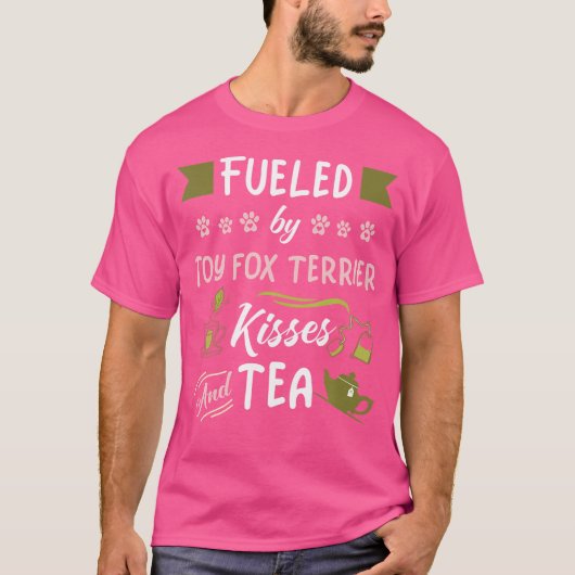 Speelgoed Fox Terrier kussen en thee T-shirt (Voorkant)