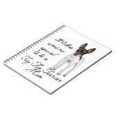 Speelgoed Fox Terrier Ma Journal Notitieboek (Linkerzijde)