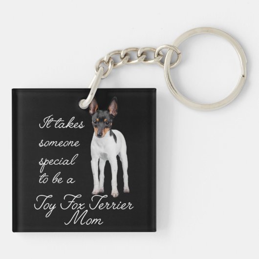 Speelgoed Fox Terrier Ma Sleutelhanger (Achterkant)