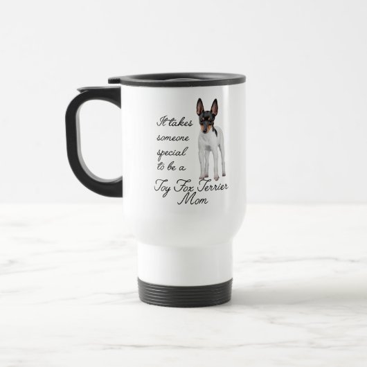 Speelgoed Fox Terrier Ma Travel Mug Reisbeker (Links)