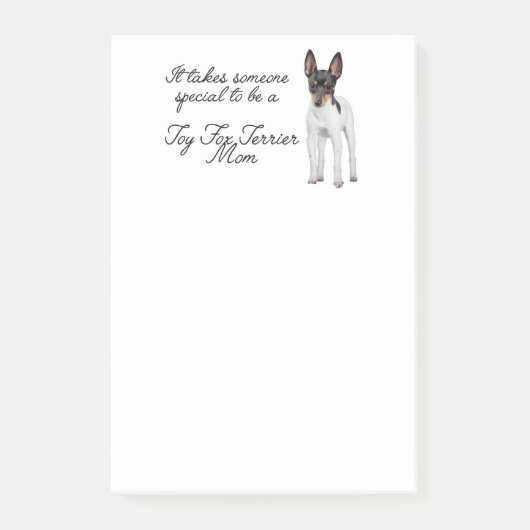Speelgoed Fox Terrier Mam Post-It Notes (Voorkant)