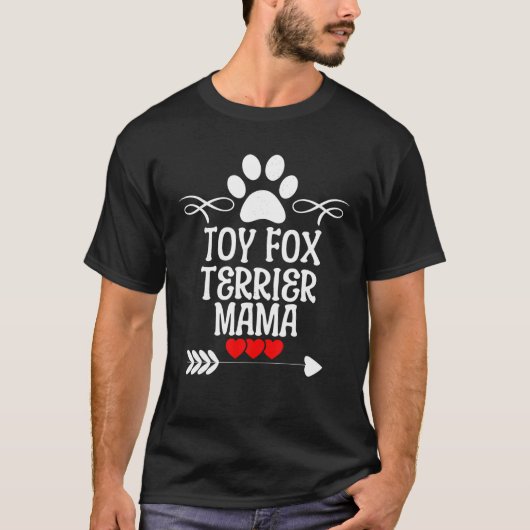Speelgoed Fox Terrier Mama voor Moederdag Kerst T-shirt (Voorkant)