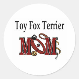 Speelgoed Fox Terriër Moeder Sticker