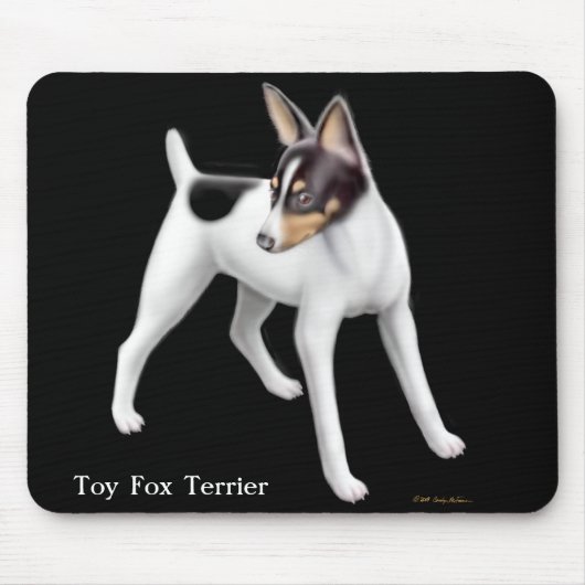Speelgoed Fox Terrier Mousepad Muismat (Voorkant)
