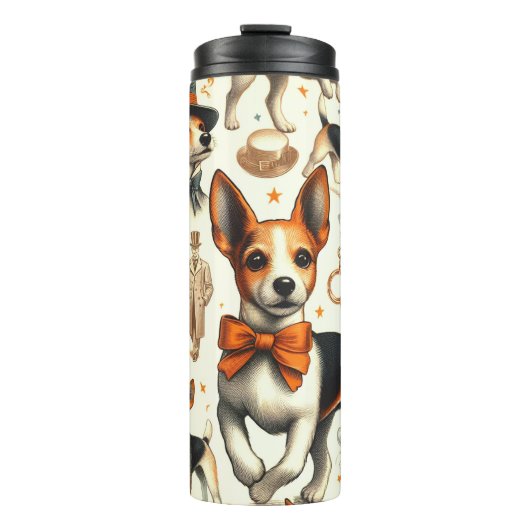  Speelgoed Fox Terrier Naadloos Thermosbeker (Voorkant)