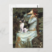 Speelgoed Fox Terrier - Ophelia Zittend Briefkaart (Voorkant / Achterkant)